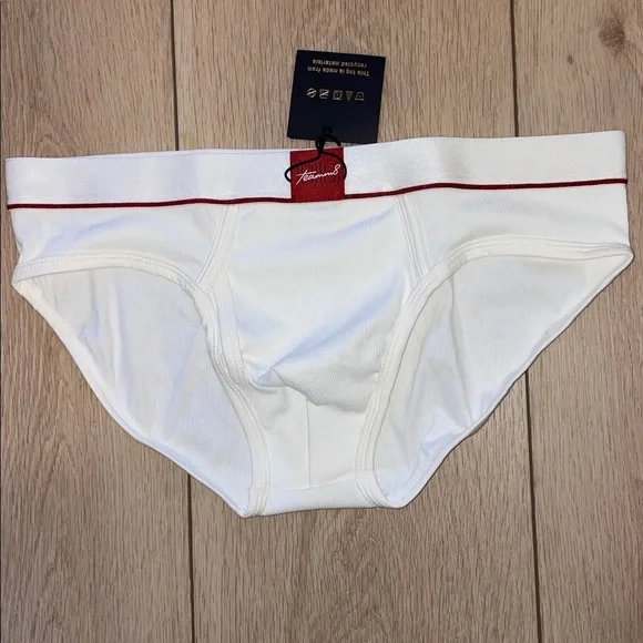 TEAMM8 MVP Ribbed Cotton Blend Fly-Front Briefs - Picture 6 of 8